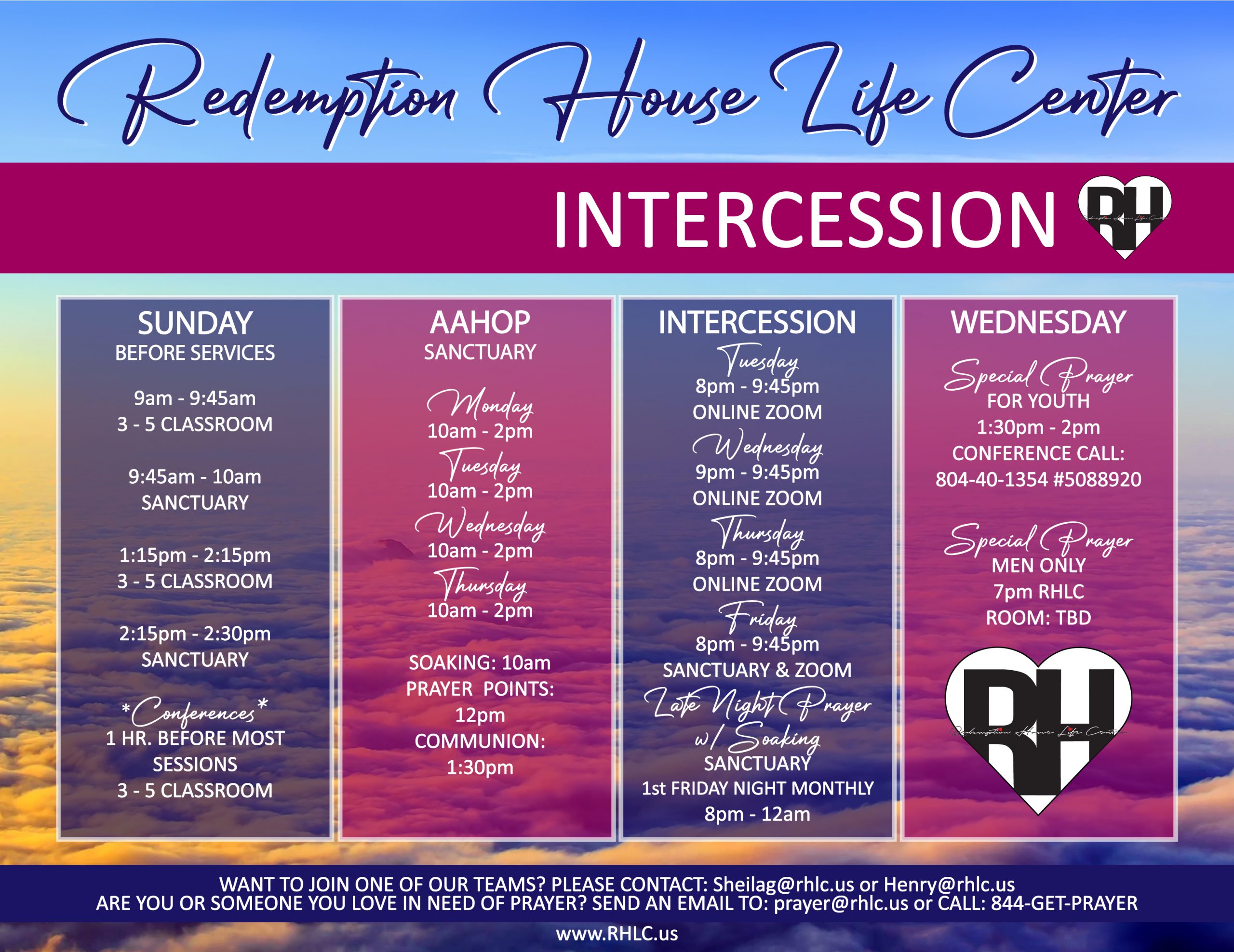 INTERCESSION FLYER