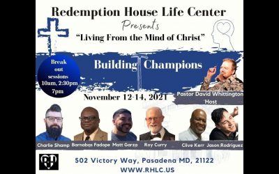 Building Champions Men’s Conference 2021 Saturday November 13, 2021 10:00am